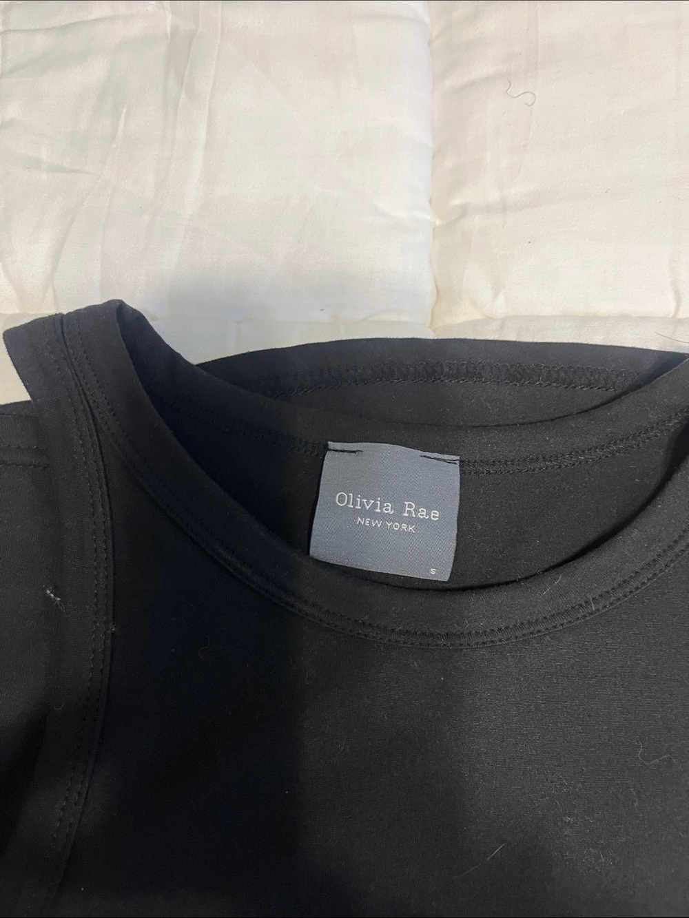Olivia Rae Black High-Neck Ribbed Tank - Picture 5 of 5